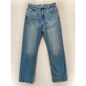 Madewell 90s Straight Jeans Women's 29 Medium Blue Denim High Rise Stretch Y2K